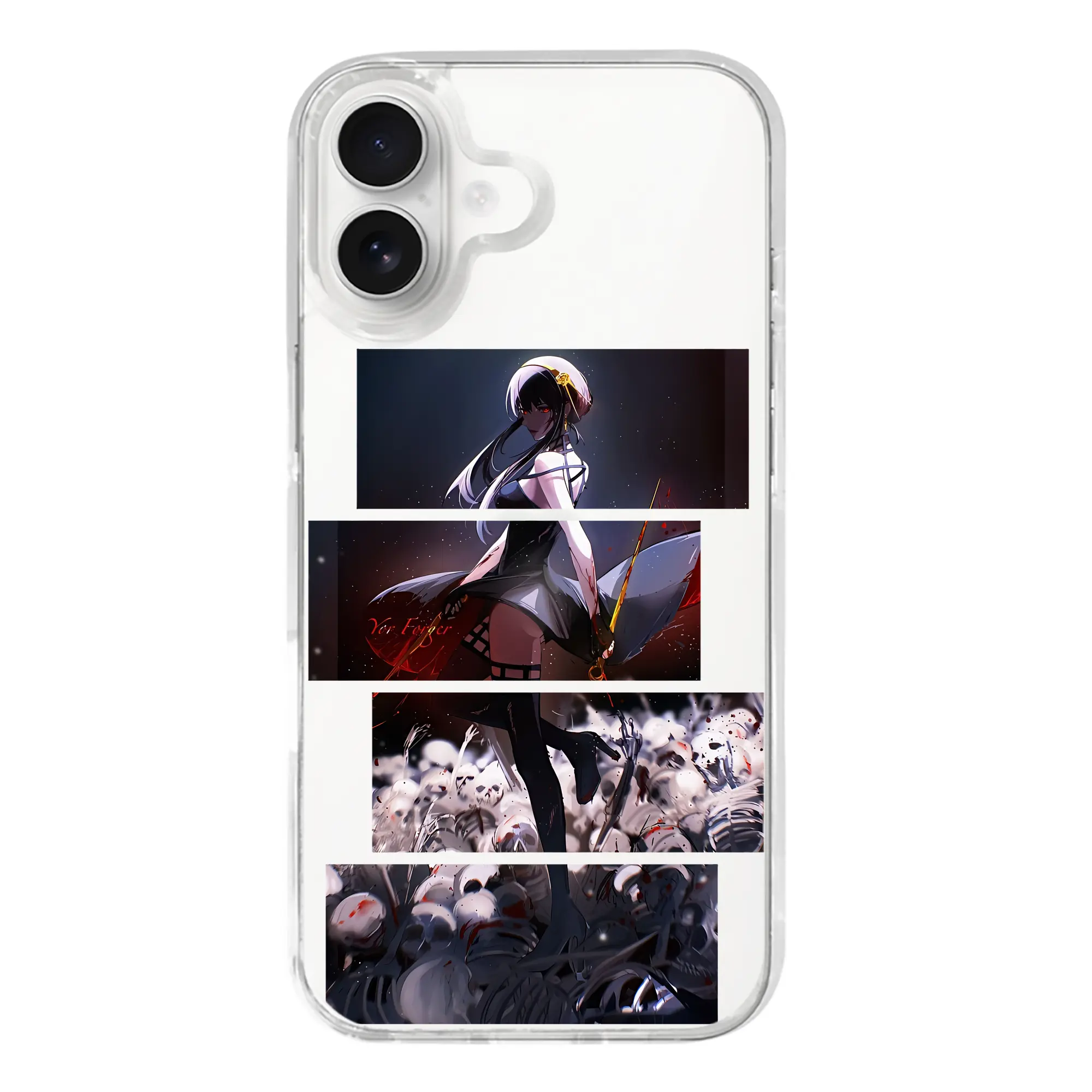 スパイファミリー グッズ,ヨル・フォージャー（Yor Forger） - iPhone 17シリーズ 透明スマホケース – 薄型・耐衝撃・精密フィット保護カバー